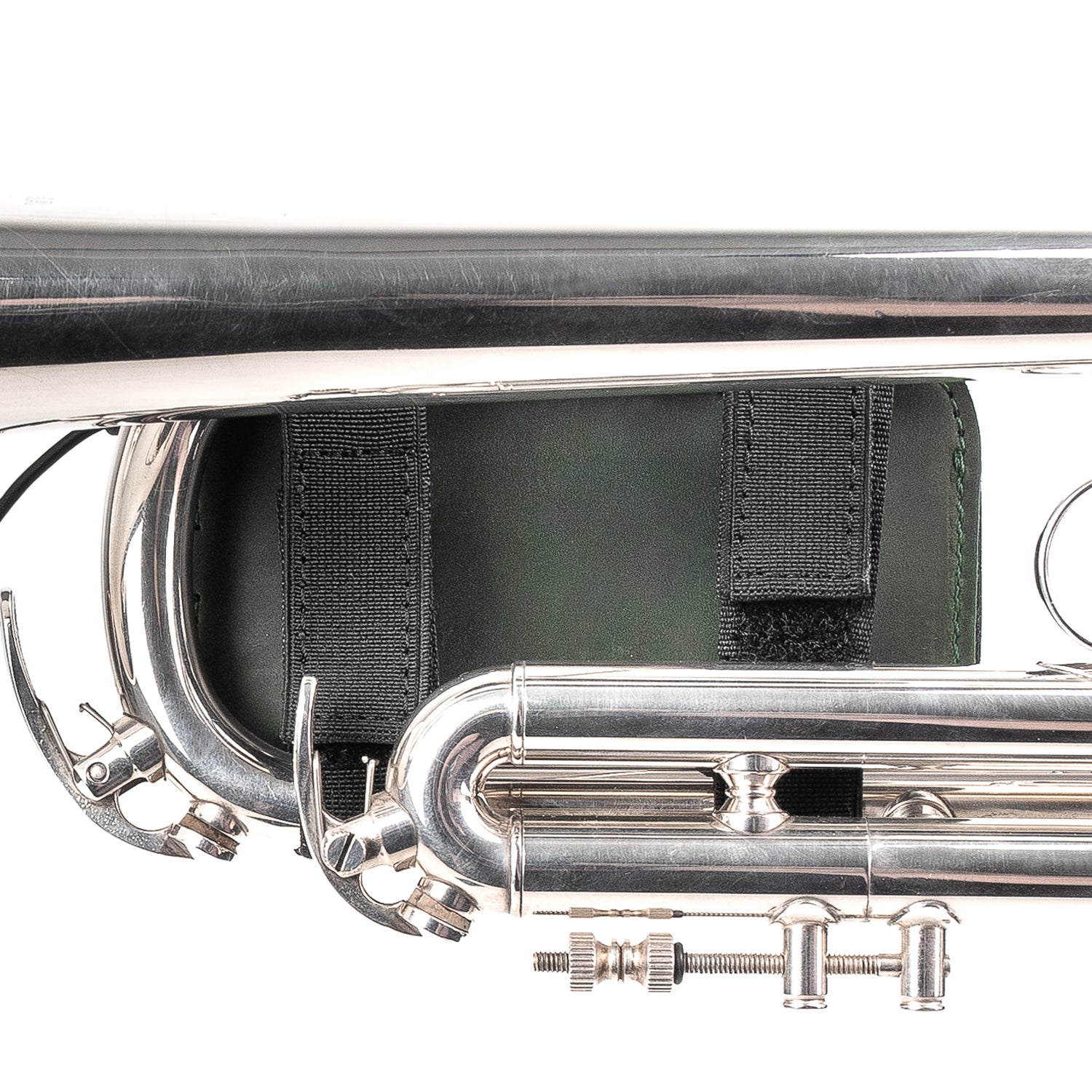 Trumpet Microphone Holder | Crazy Horse Leather