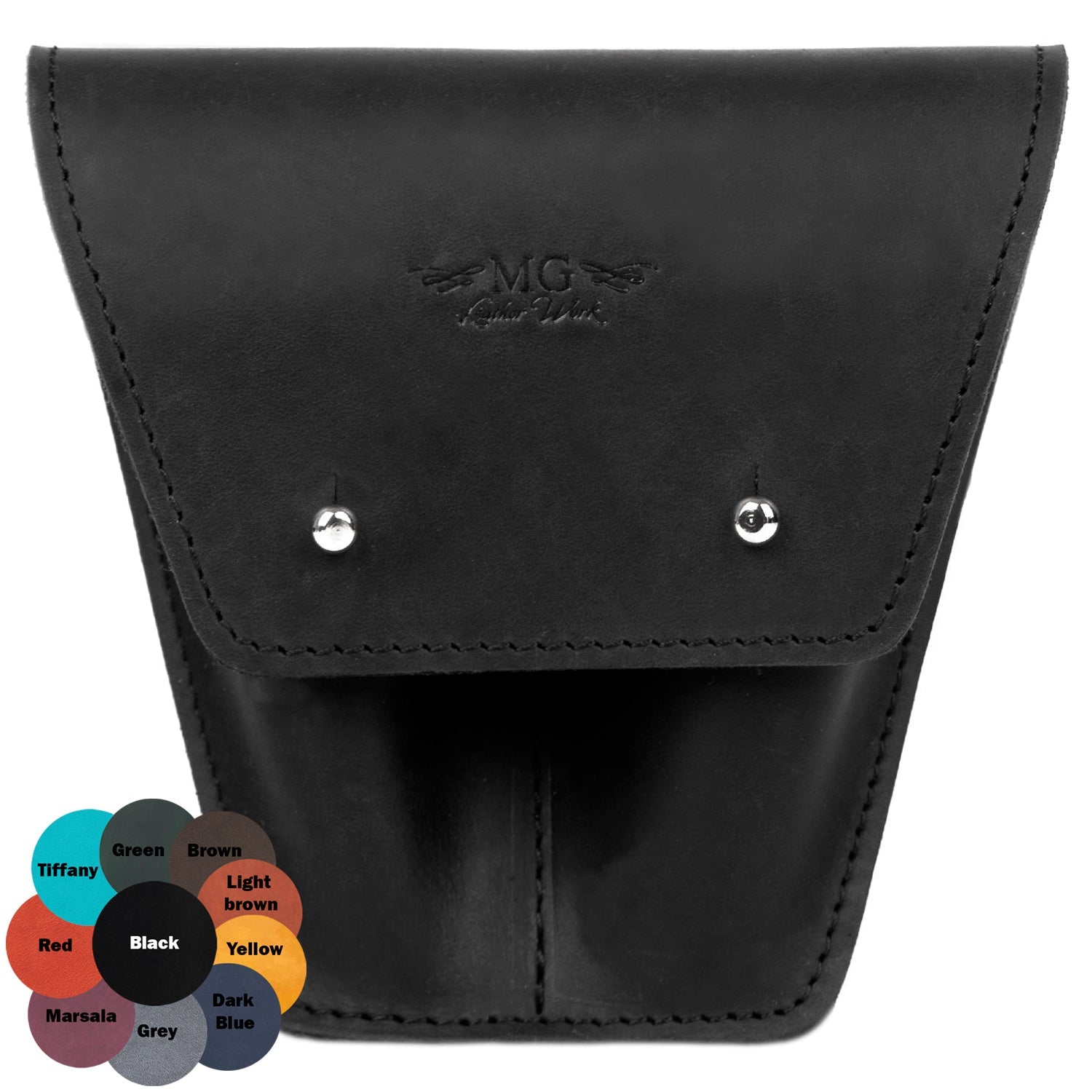 Set 2 in 1 Alto/Tenor Saxophone Neck Strap and Double Mouthpiece Pouch