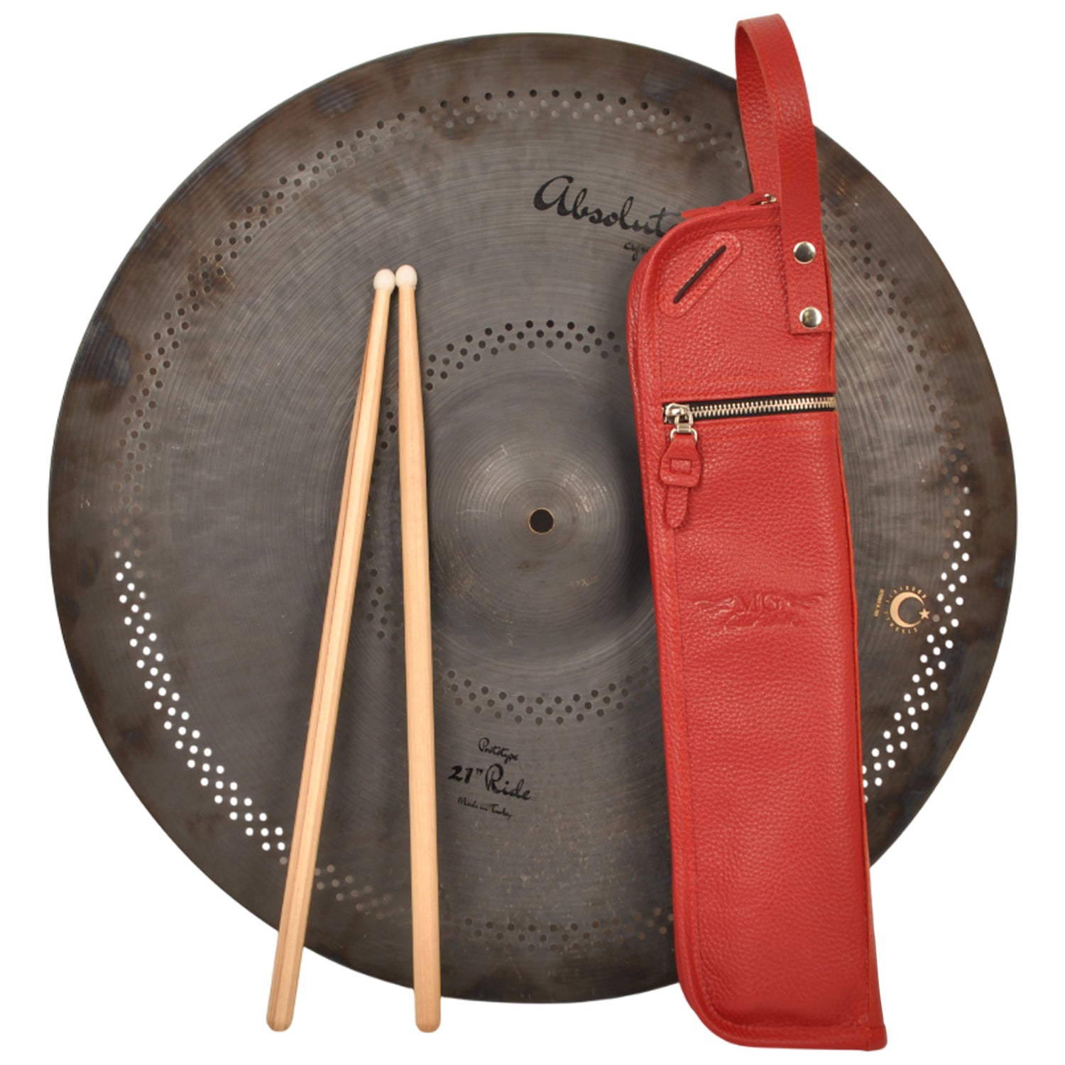 Compact Drumstick Bag | Drum Key Holder - Flotar Leather