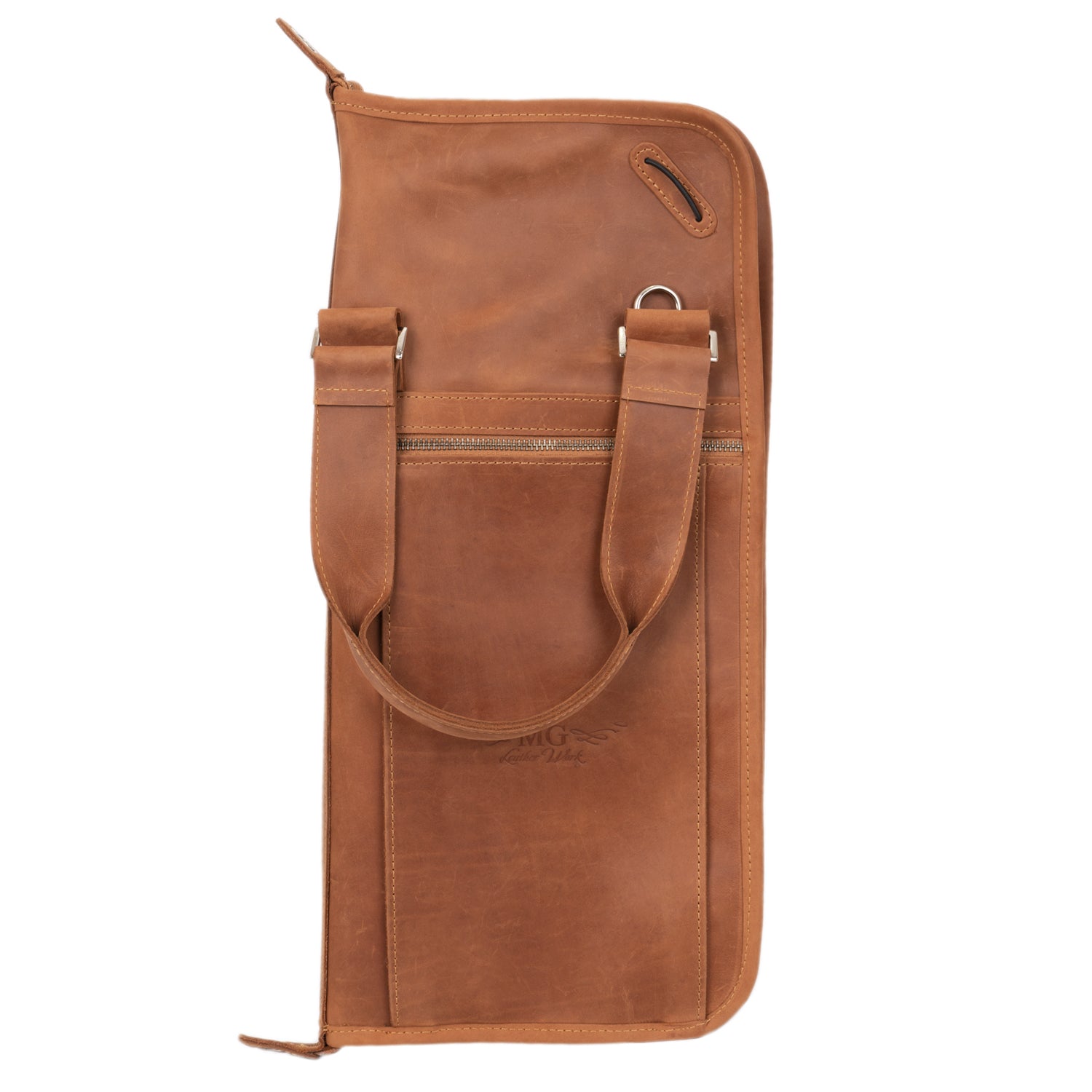 Drumstick Large Bag with Drum Key Holder Crazy Horse Leather