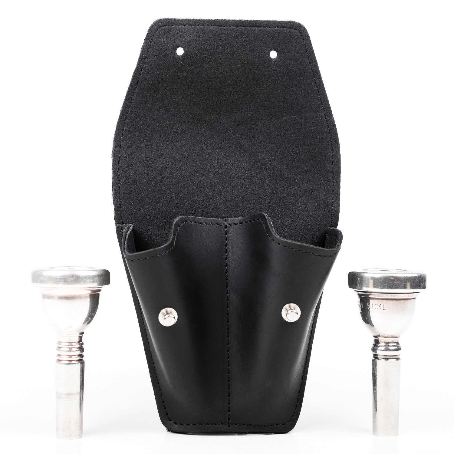 Double Trombone/Euphonium Mouthpiece Pouch | Crazy Horse Leather