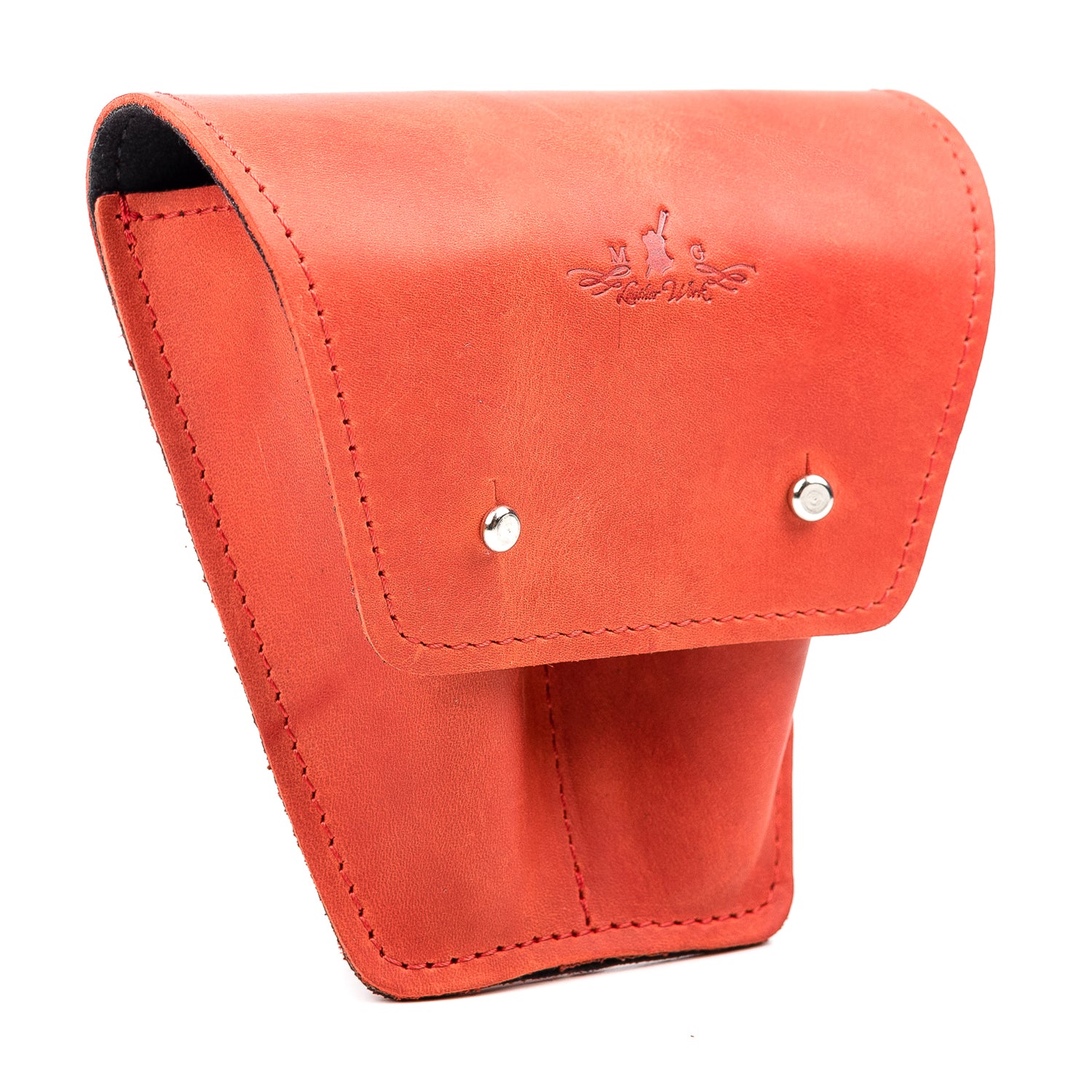 Double Trombone/Euphonium Mouthpiece Pouch | Crazy Horse Leather