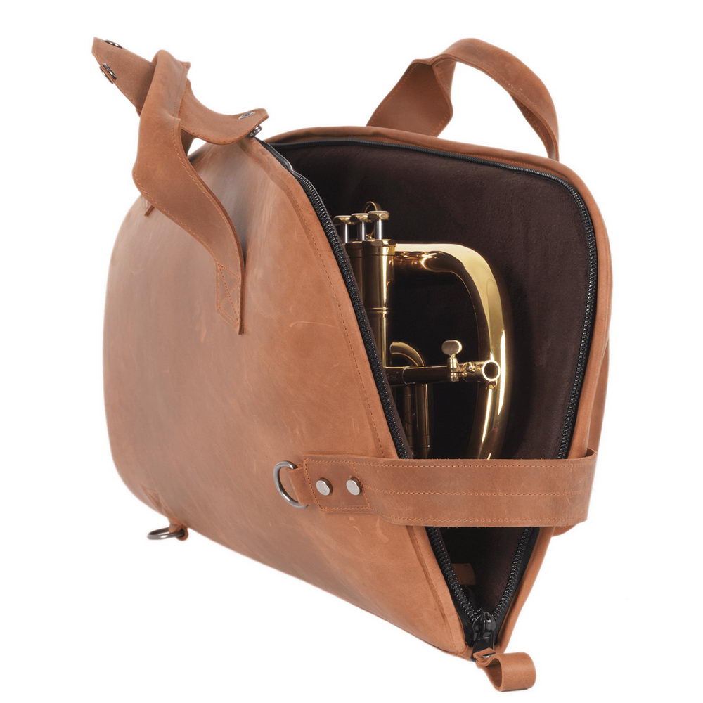 Flugelhorn Gig Bag | Crazy Horse Leather