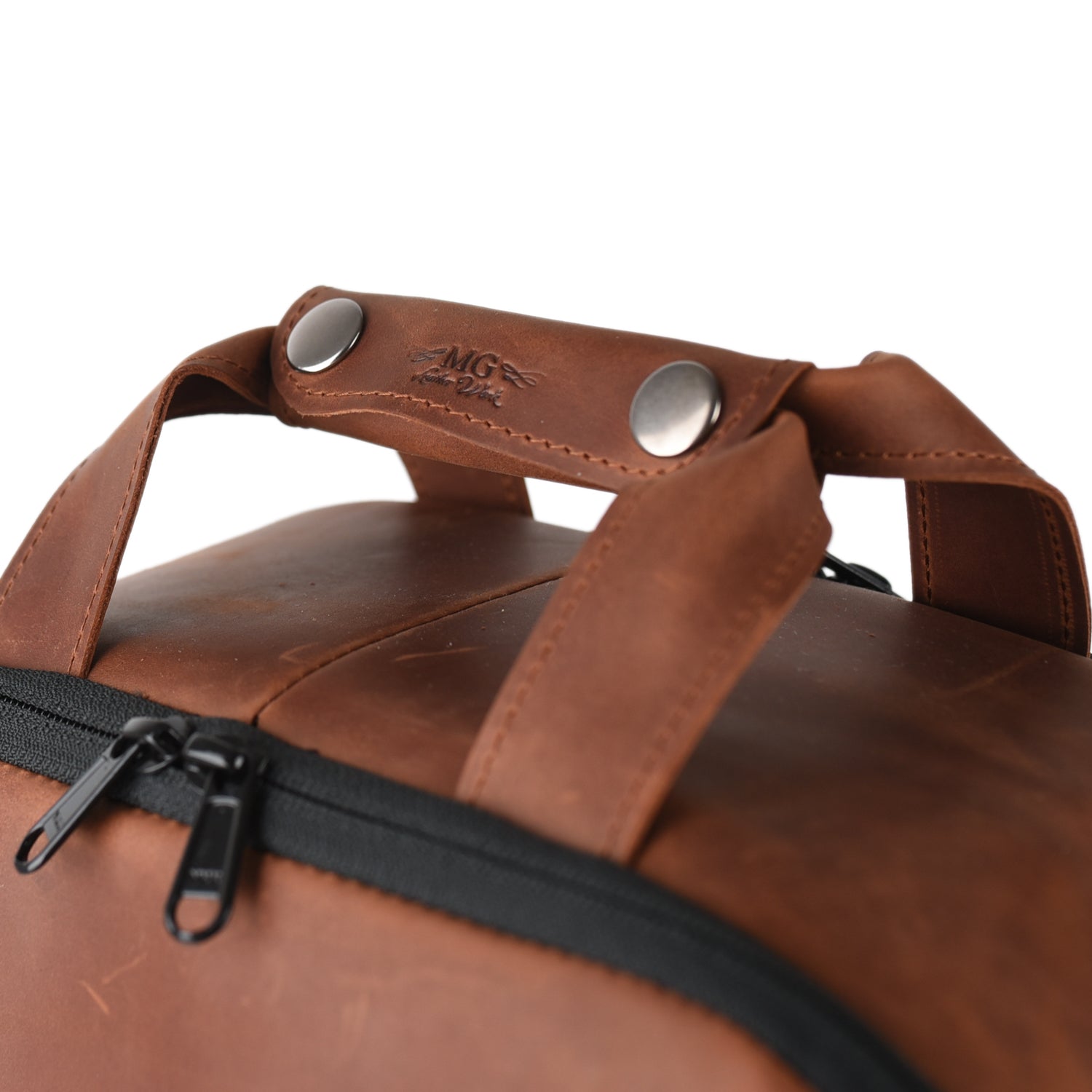 Flute Backpack Crazy Horse Leather