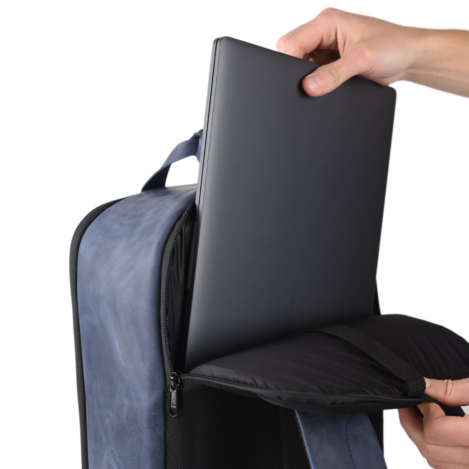 Flute Backpack Crazy Horse Leather