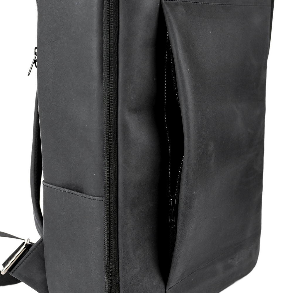 Flute Backpack Crazy Horse Leather