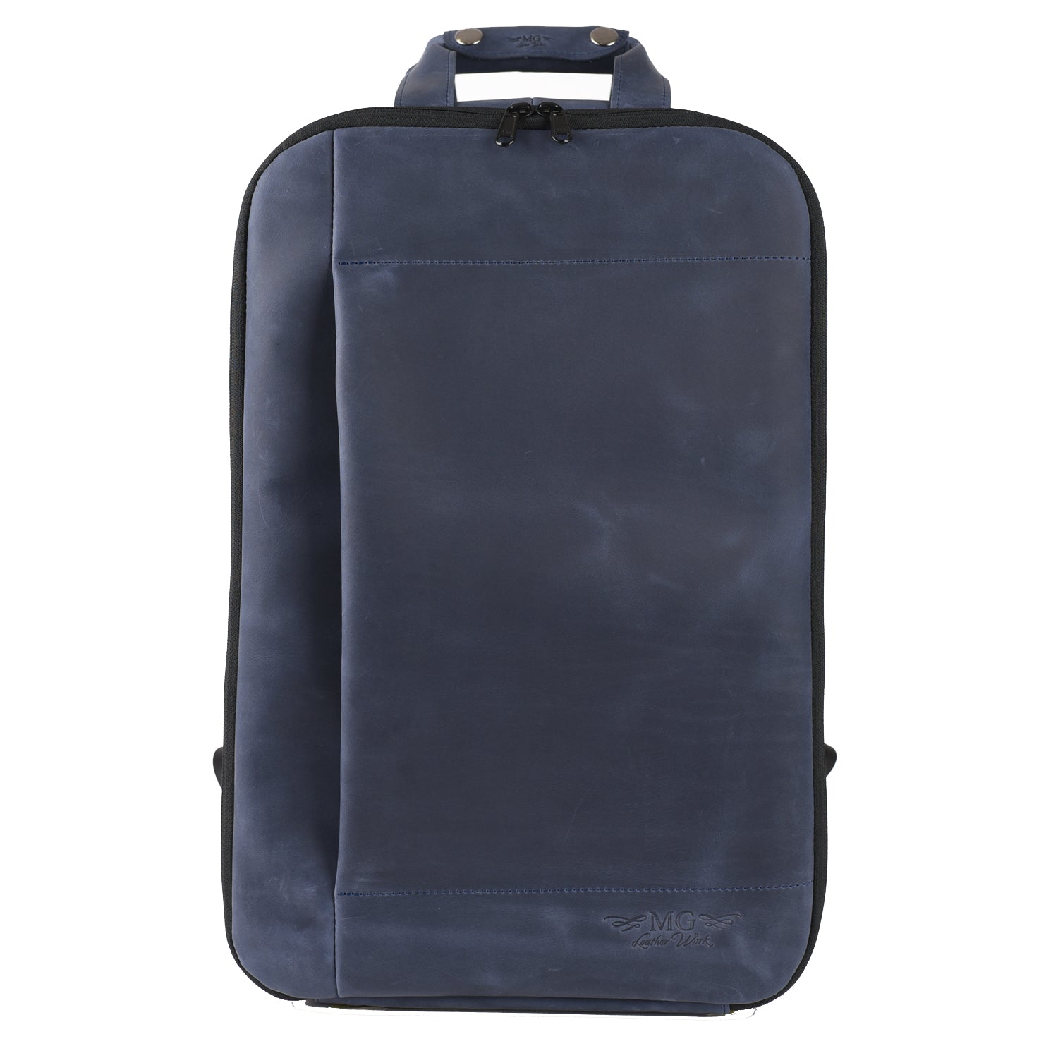 Flute Backpack Crazy Horse Leather