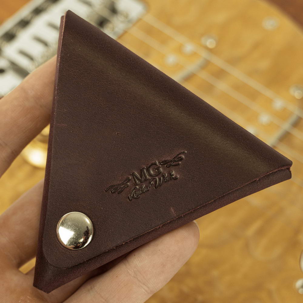 Guitar Pick Pouch | Crazy Horse Leather