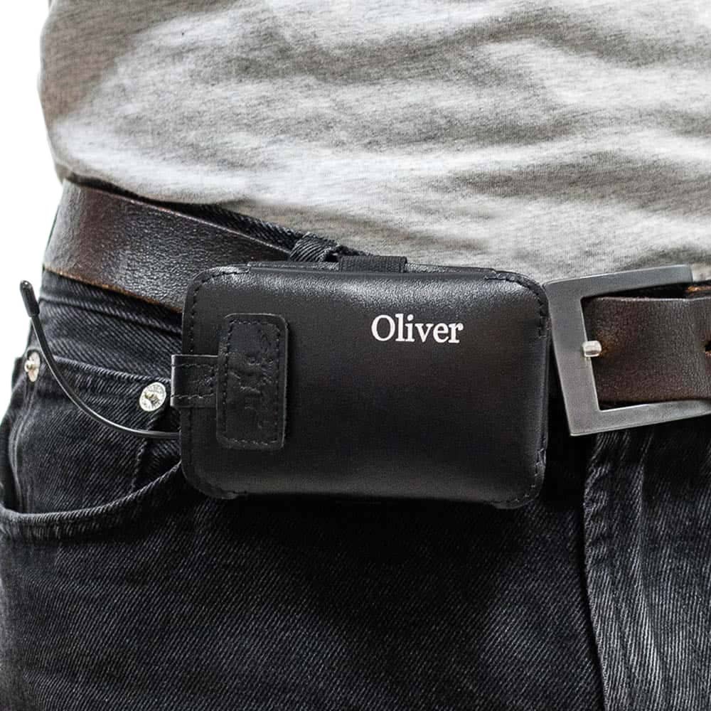 Wireless Bodypack Transmitter Pouch | Detroit Leather