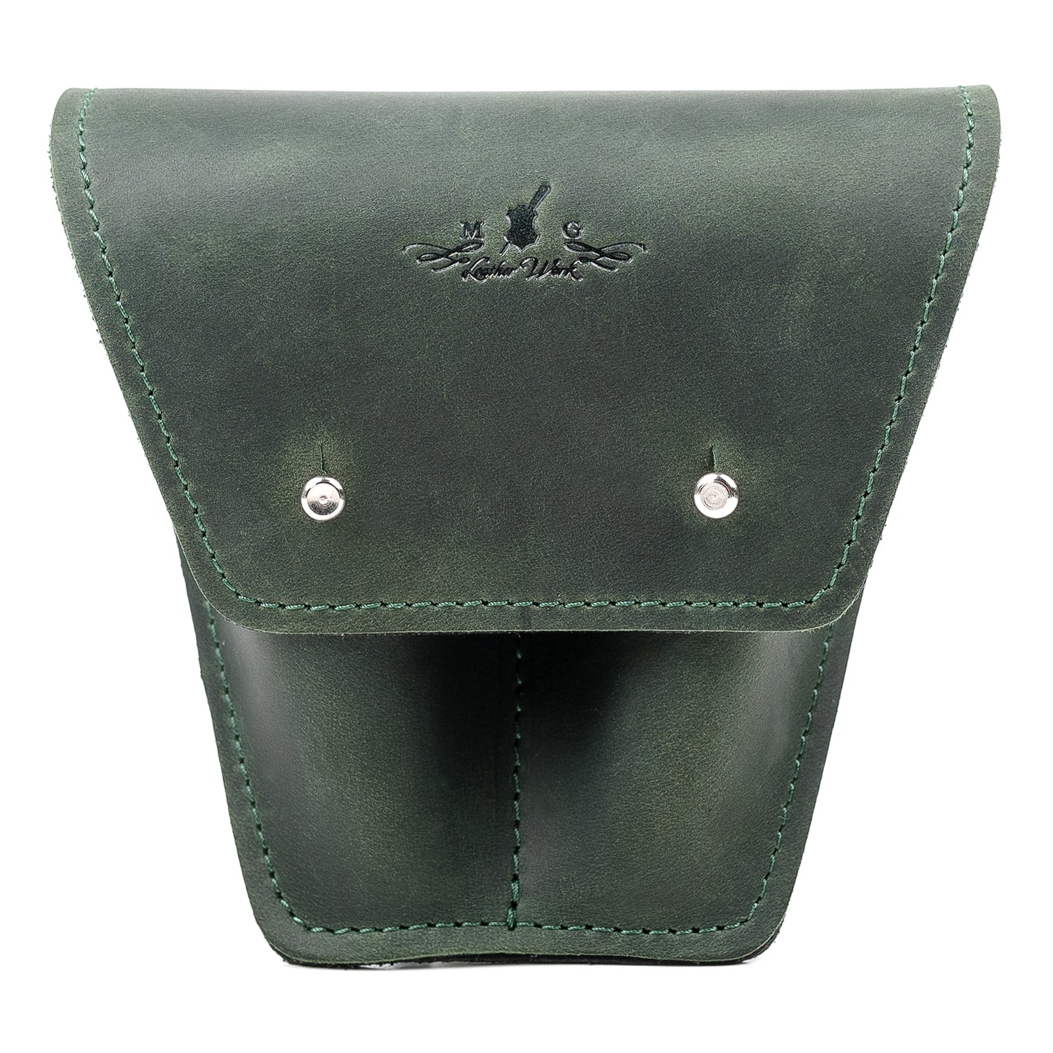 Double Trombone/Euphonium Mouthpiece Pouch | Crazy Horse Leather
