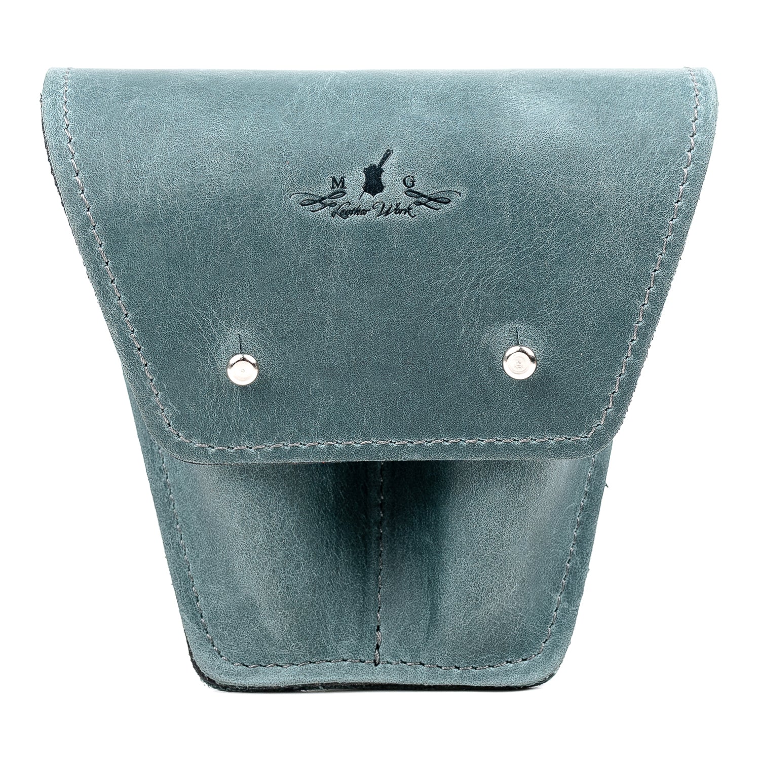 Double Trombone/Euphonium Mouthpiece Pouch | Crazy Horse Leather