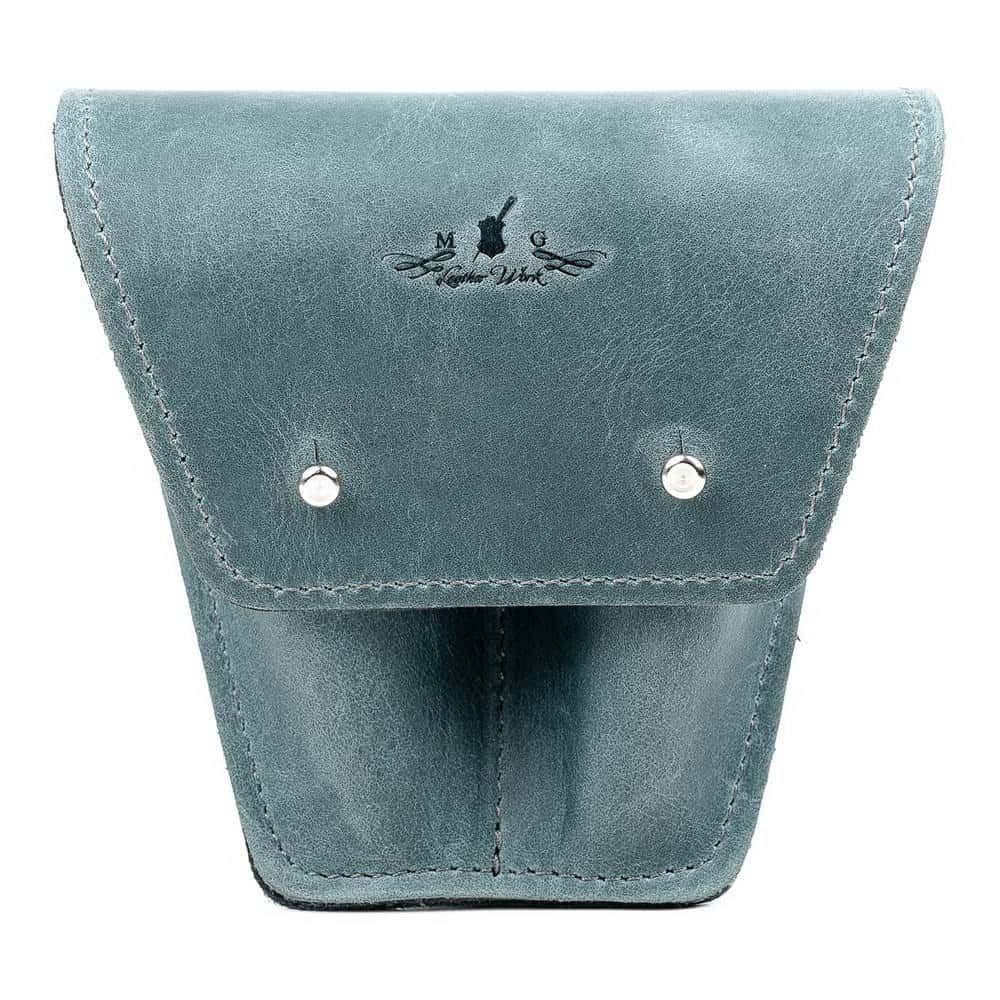 Double Trombone/Euphonium Mouthpiece Pouch | Crazy Horse Leather