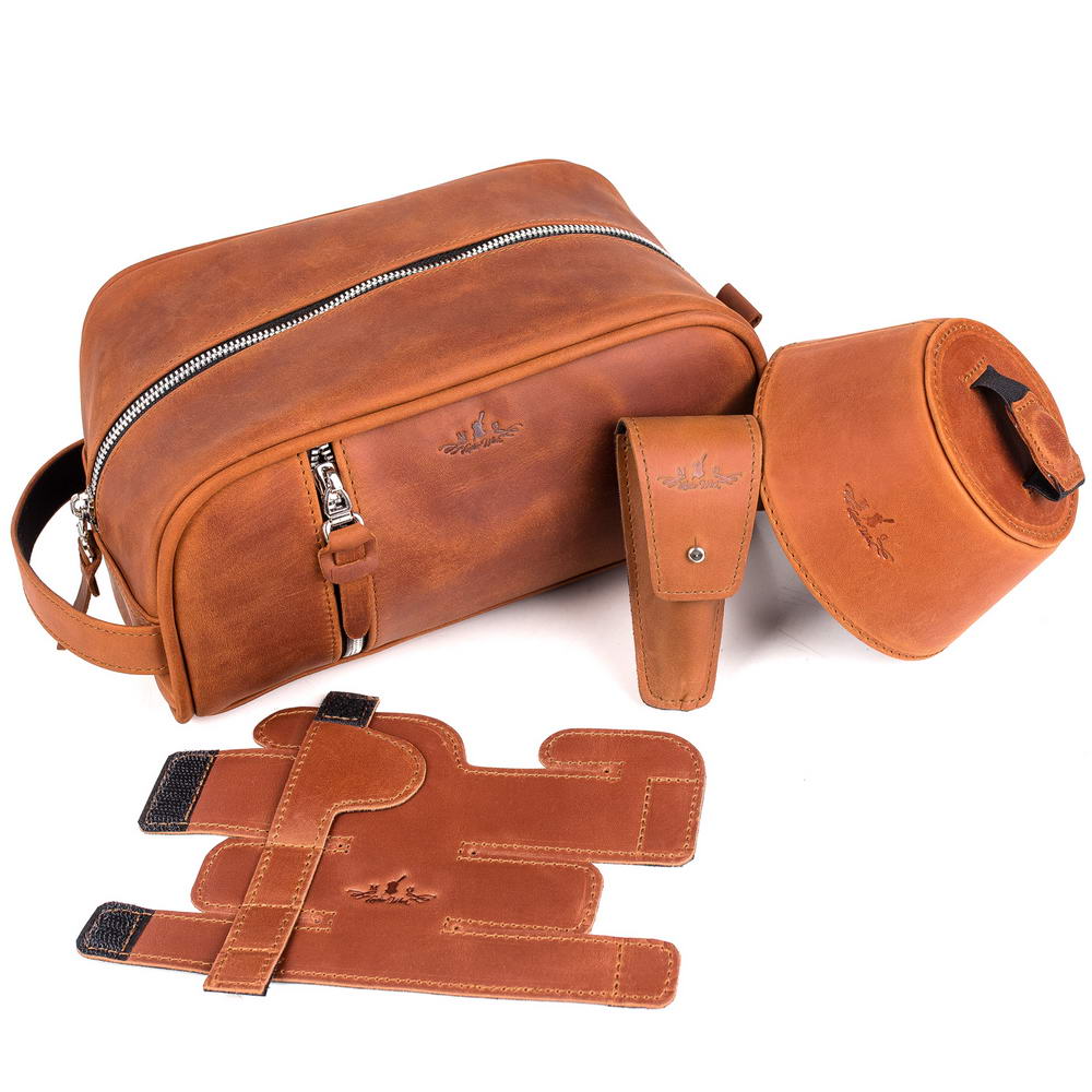 Trumpet Accessory Set with Travel Bag | Crazy Horse Leather