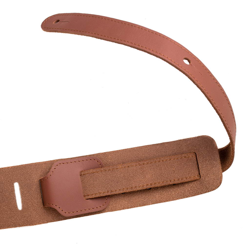 Padded Two-tone Guitar Strap | Genuine Leather