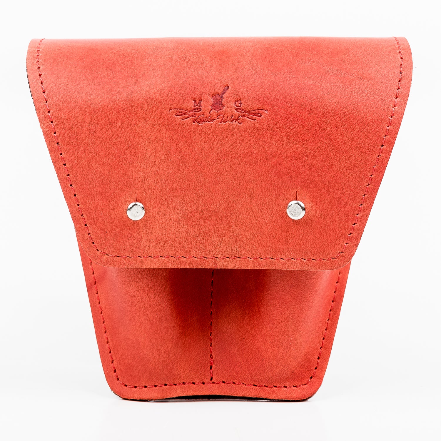 Double Trombone/Euphonium Mouthpiece Pouch | Crazy Horse Leather