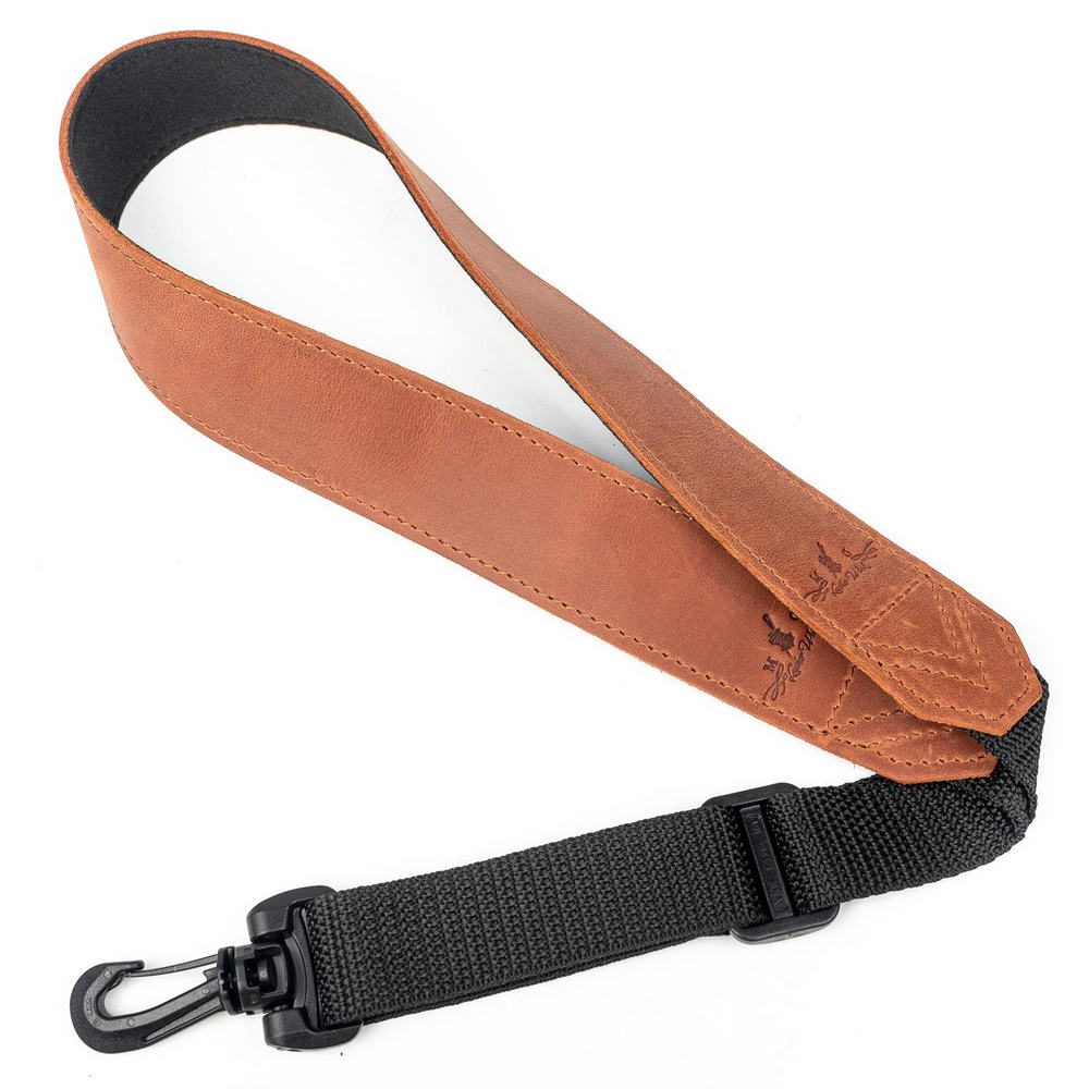 2-in-1 Curved Soprano Sax Set: Gig Bag & Neck Strap