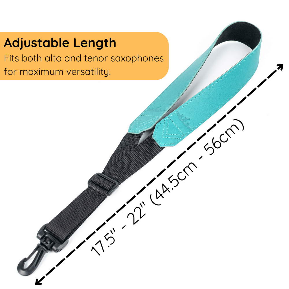 Alto, Tenor, and Soprano Saxophone Neck Strap | Crazy Horse Leather