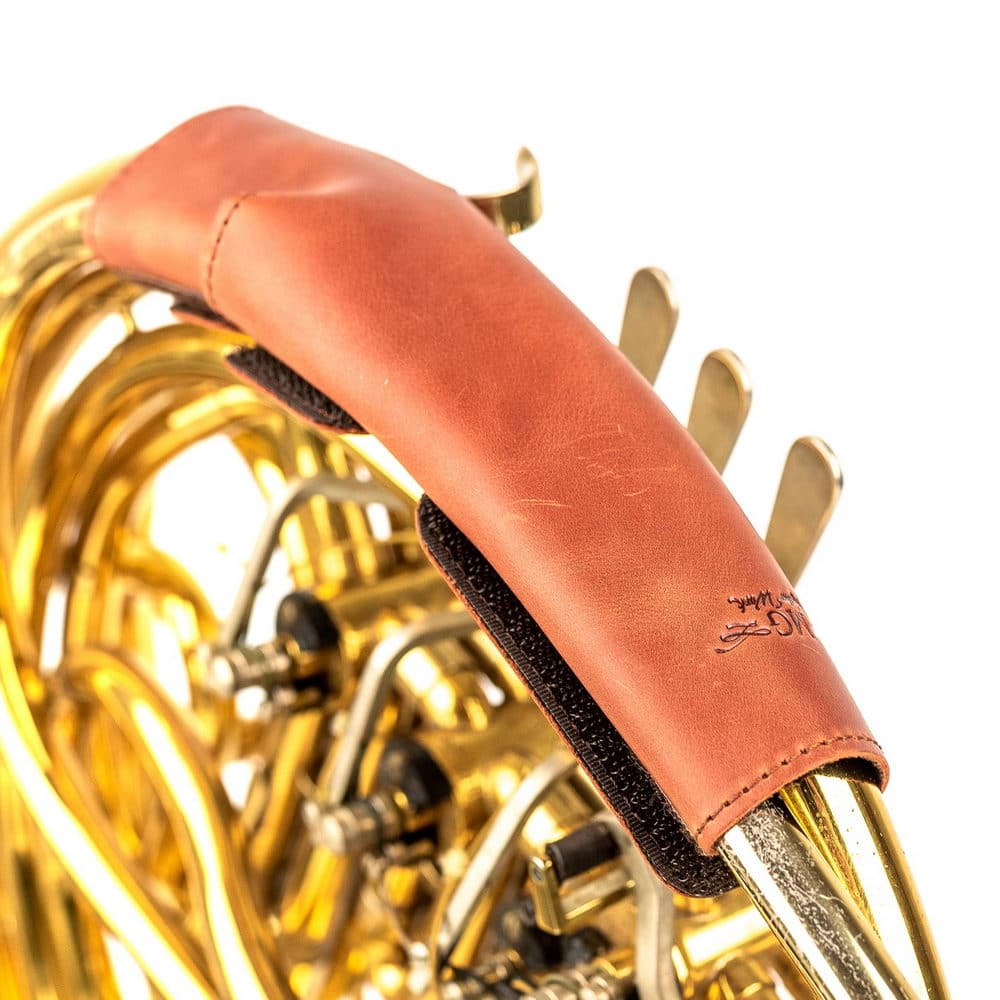 Set 2 in 1 French Horn Guard and French Horn Leather Mouthpiece Holder