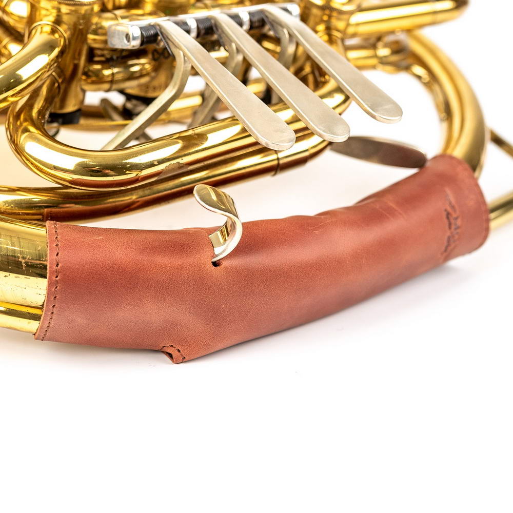 Set 2 in 1 French Horn Guard and French Horn Leather Mouthpiece Holder