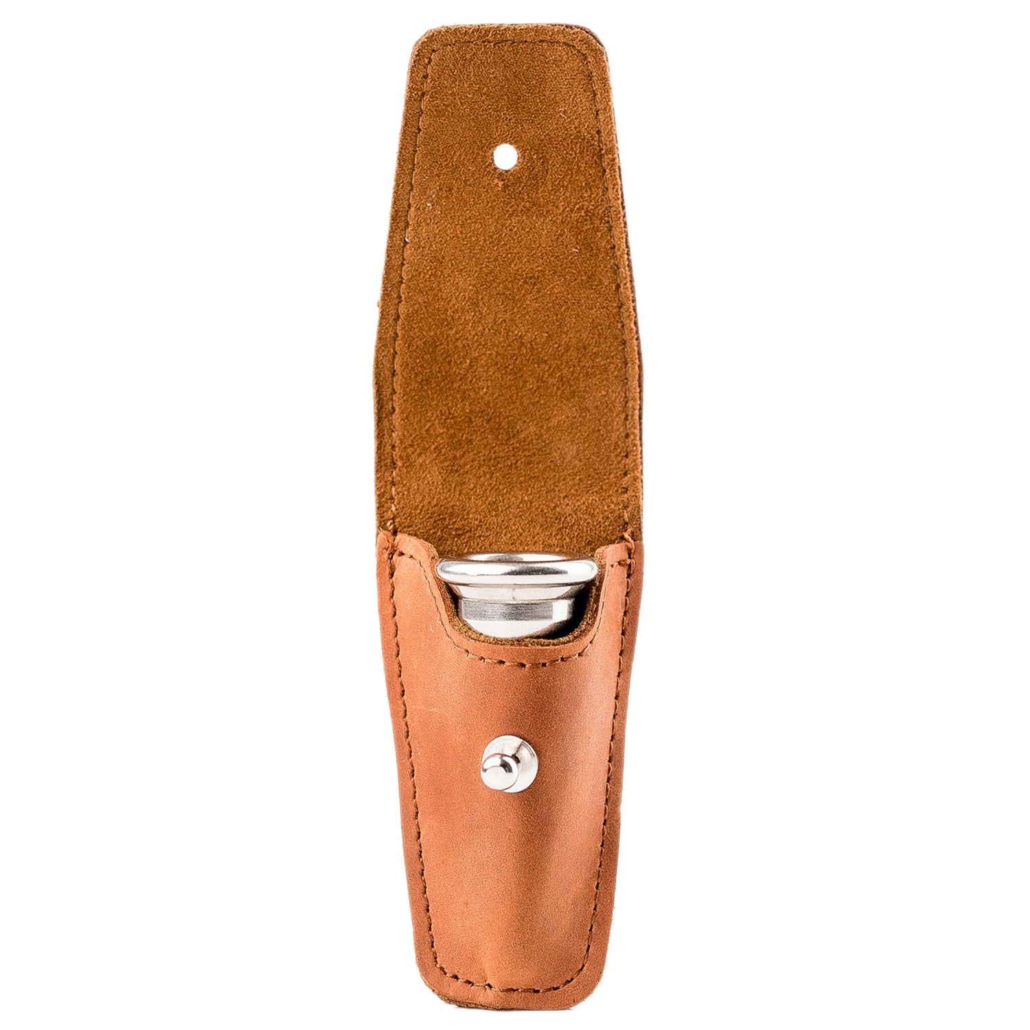 Single French Horn Mouthpiece Pouch Crazy Horse Leather