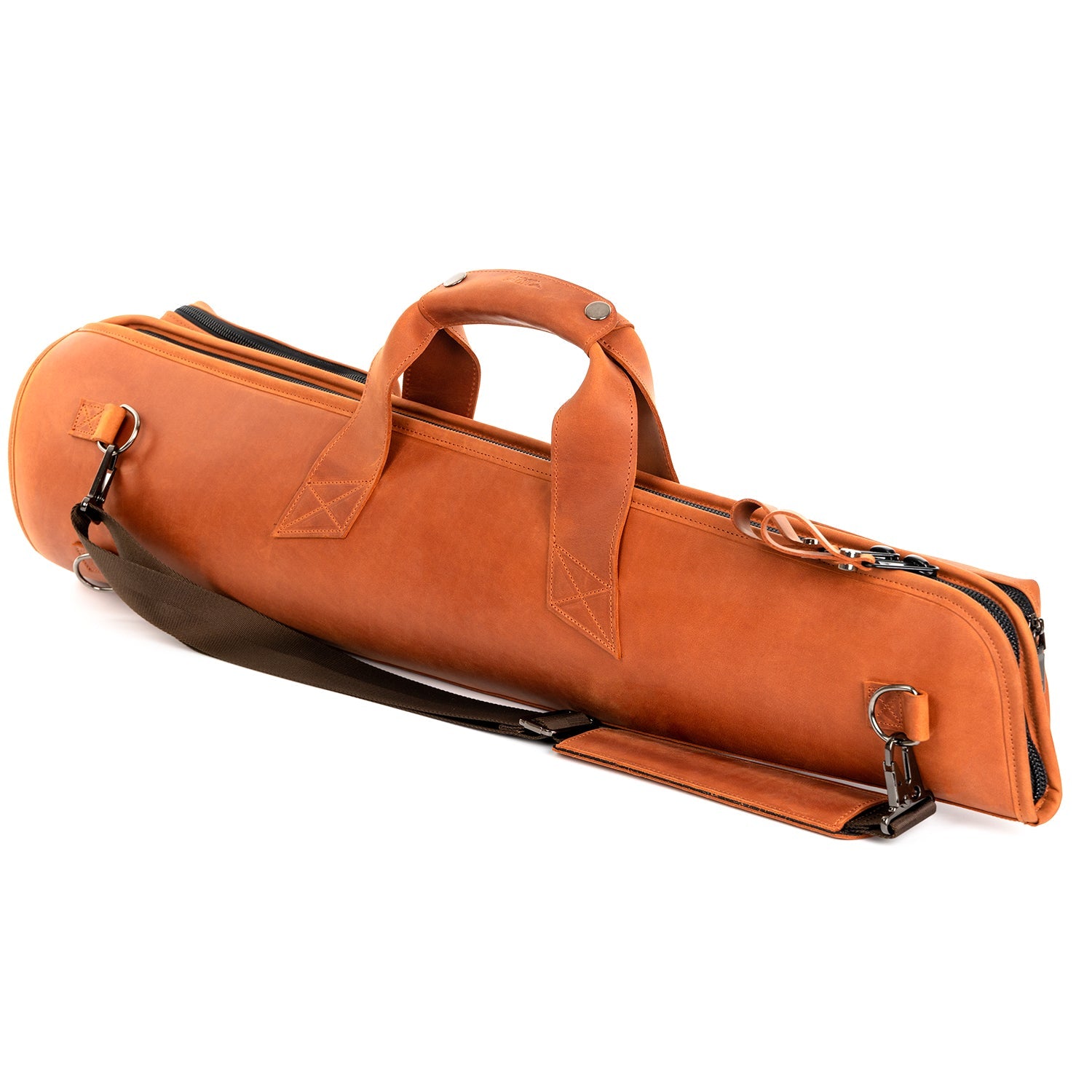 Straight Soprano Saxophone Gig Bag Crazy Horse Leather