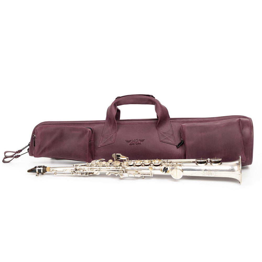 Straight Soprano Saxophone Gig Bag | Crazy Horse Leather