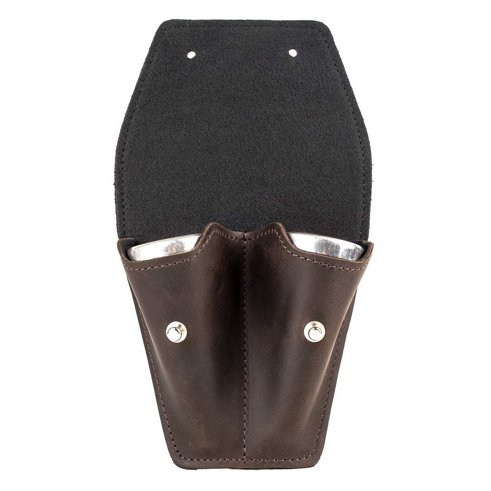 Double Trombone/Euphonium Mouthpiece Pouch | Crazy Horse Leather