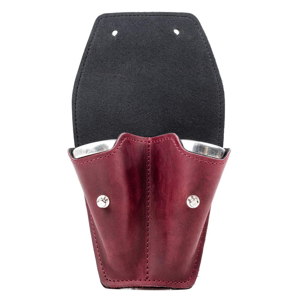 Double Trombone/Euphonium Mouthpiece Pouch | Crazy Horse Leather