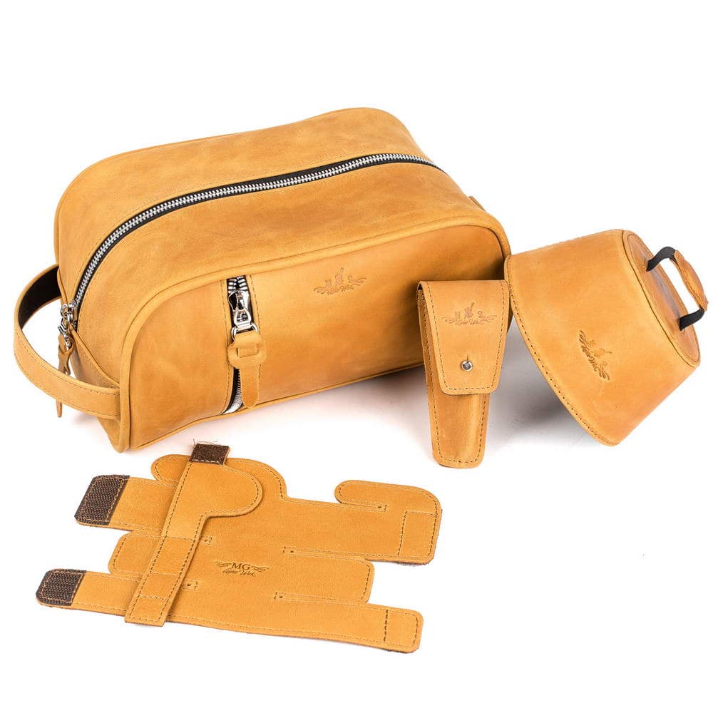 Trumpet Accessory Set with Travel Bag | Crazy Horse Leather