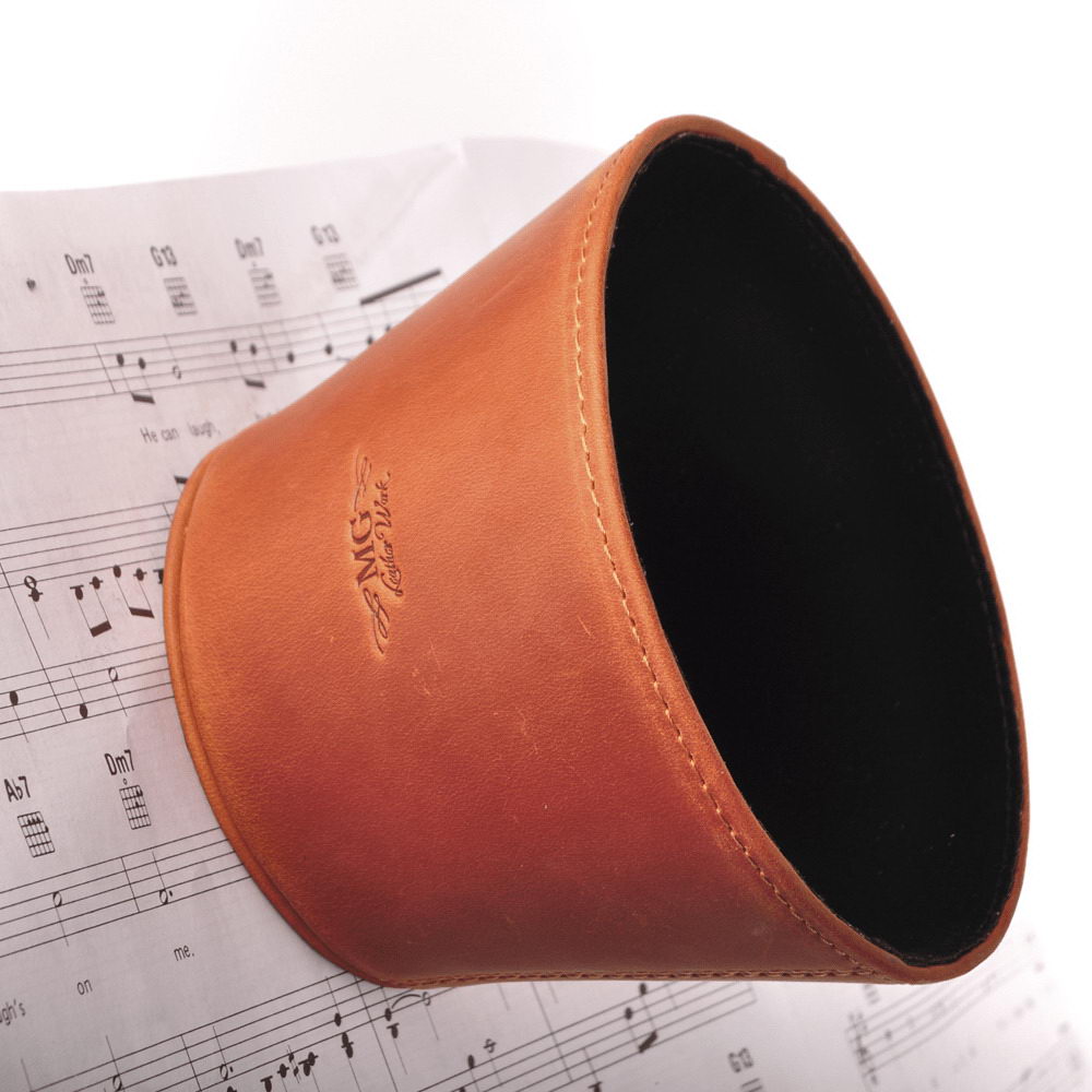 Trumpet Magnetic Plunger Mute | Crazy Horse Leather