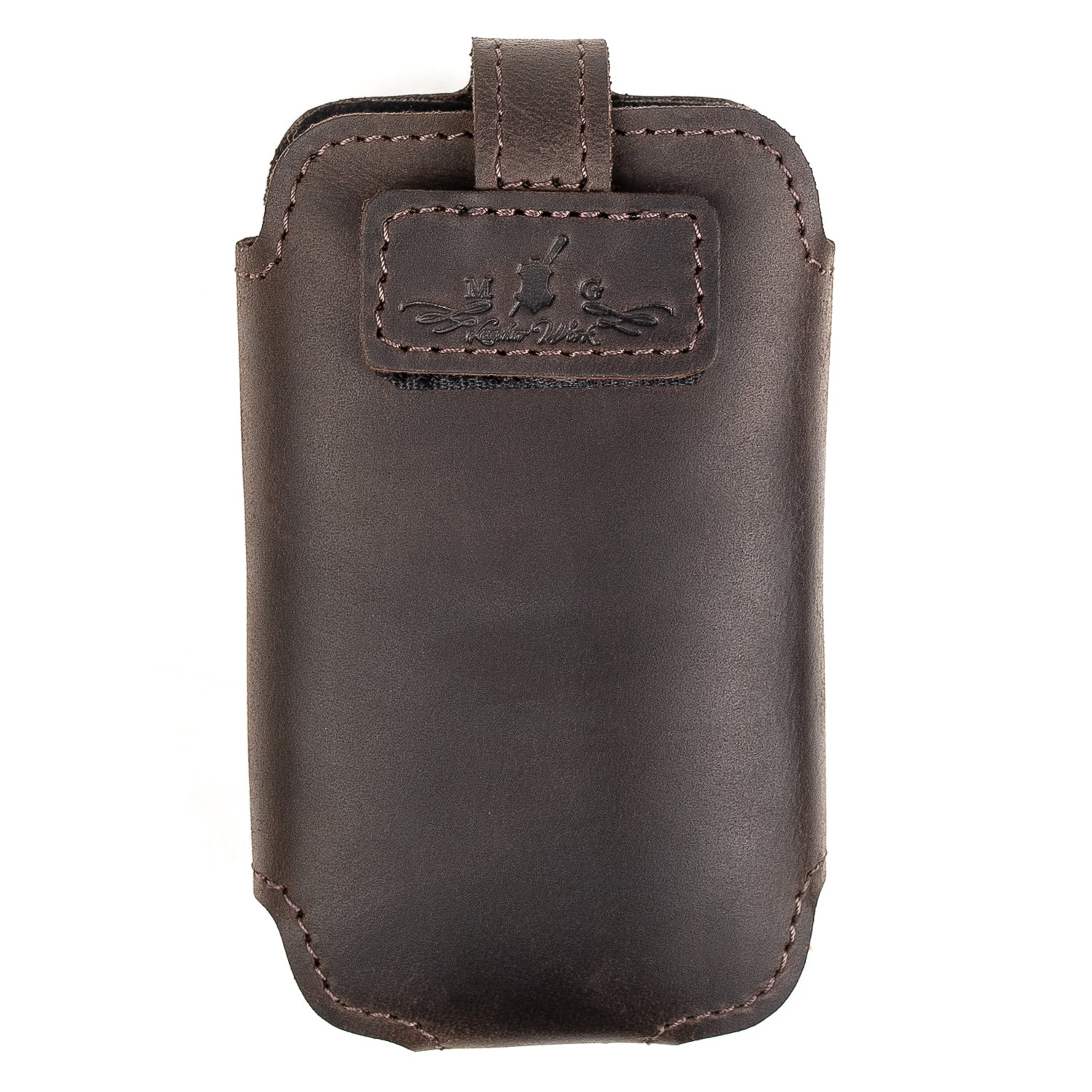 Trumpet Microphone Holder | Crazy Horse Leather