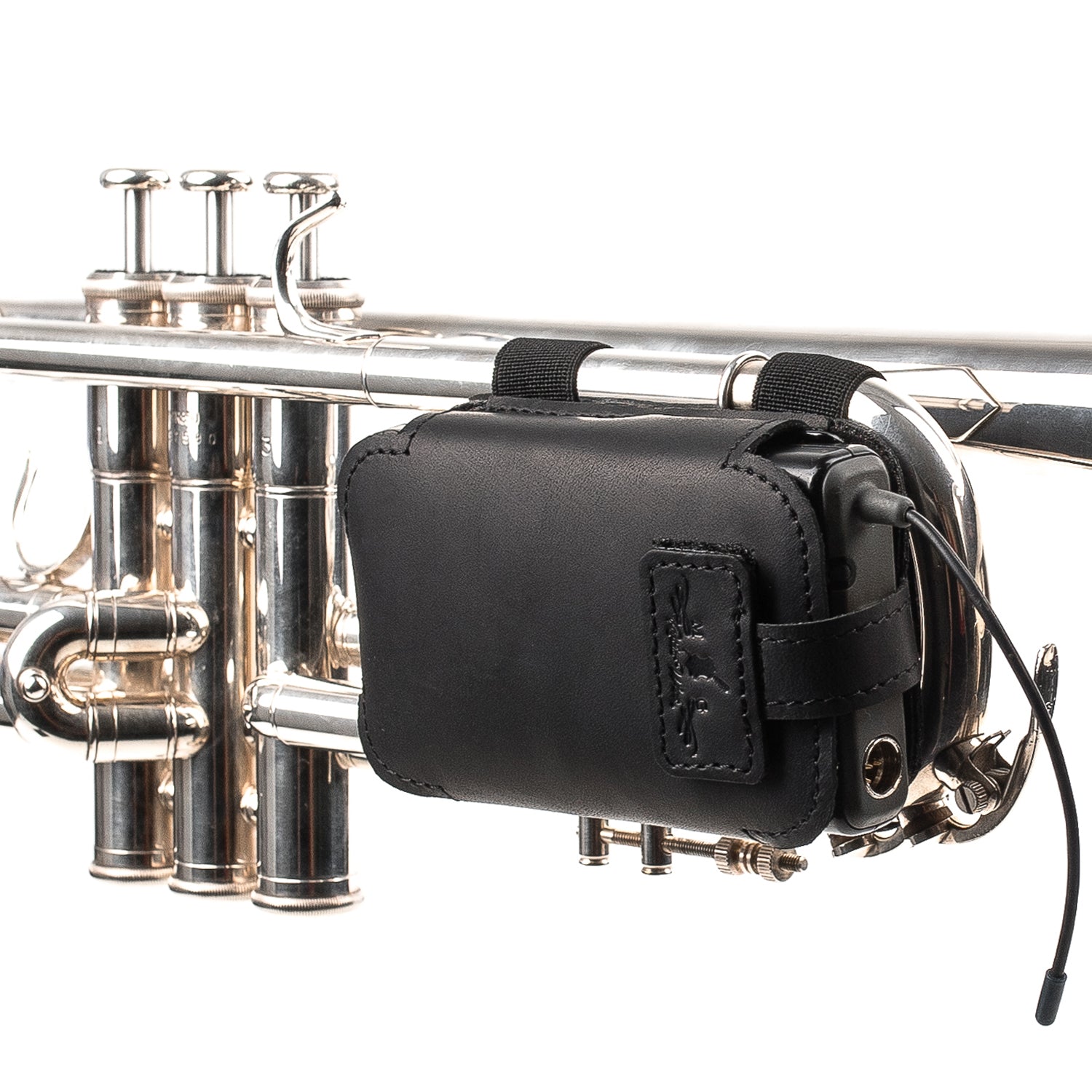Trumpet Microphone Holder | Crazy Horse Leather