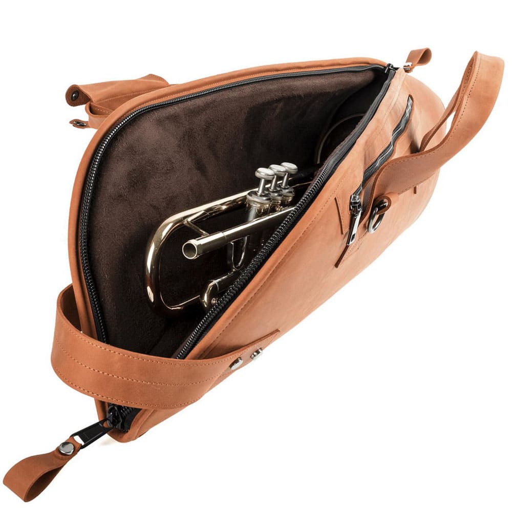 Trumpet Gig Bag | Single Case - Crazy Horse Leather
