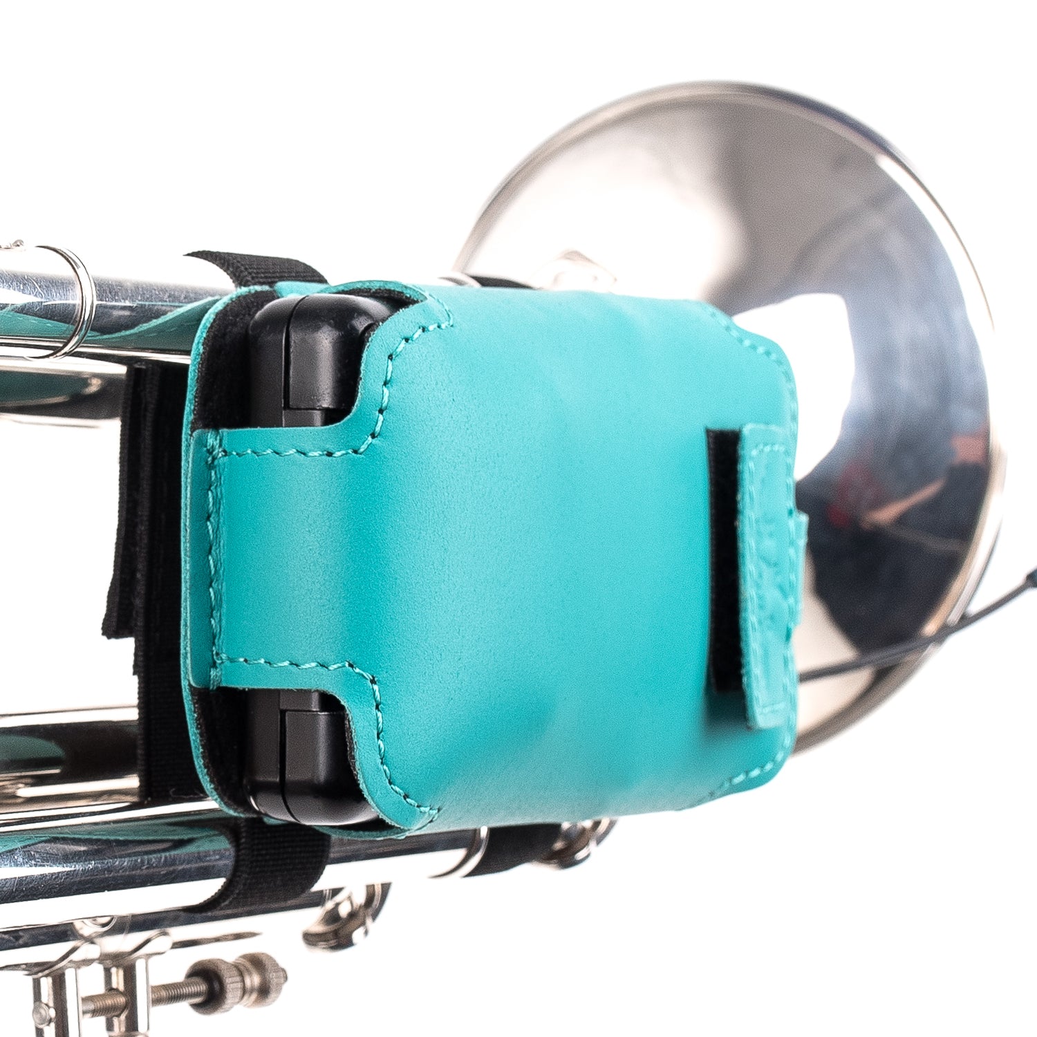 Trumpet Microphone Holder | Crazy Horse Leather
