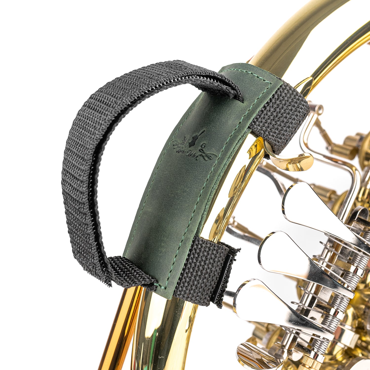 French Horn Hand Strap | Crazy Horse Leather