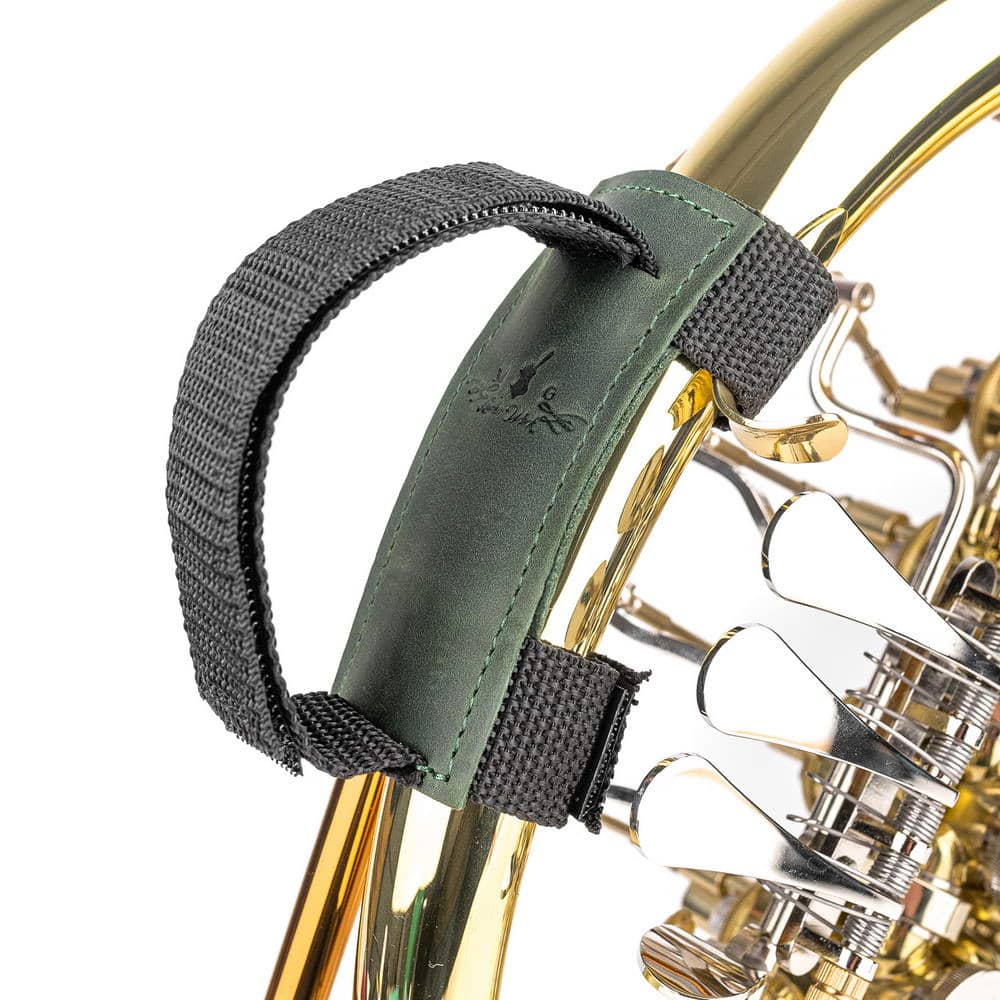 French Horn Hand Strap | Crazy Horse Leather