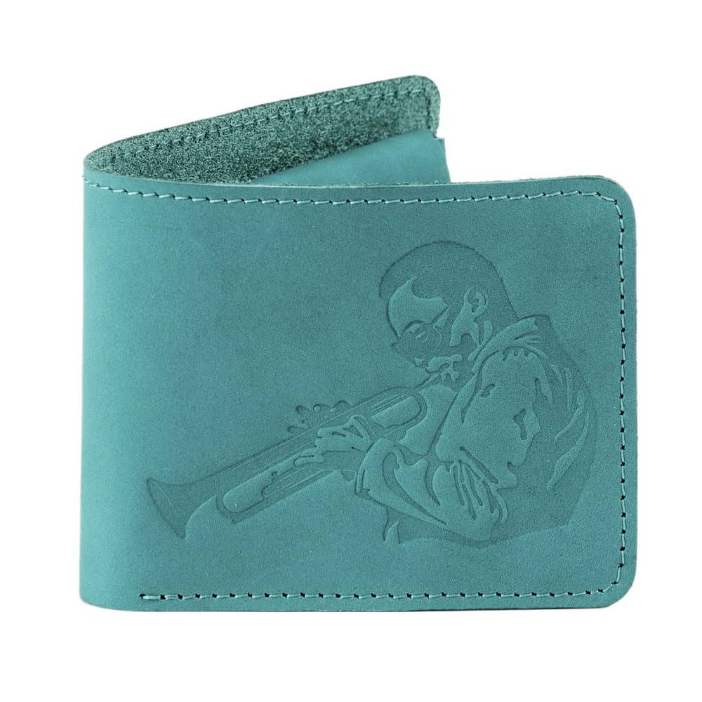 Wallet with Miles Print | Genuine Leather