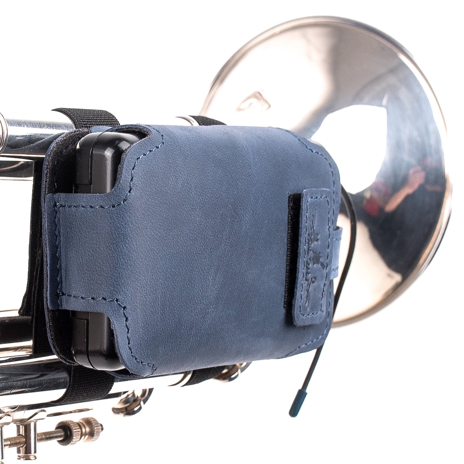 Trumpet Microphone Holder | Crazy Horse Leather