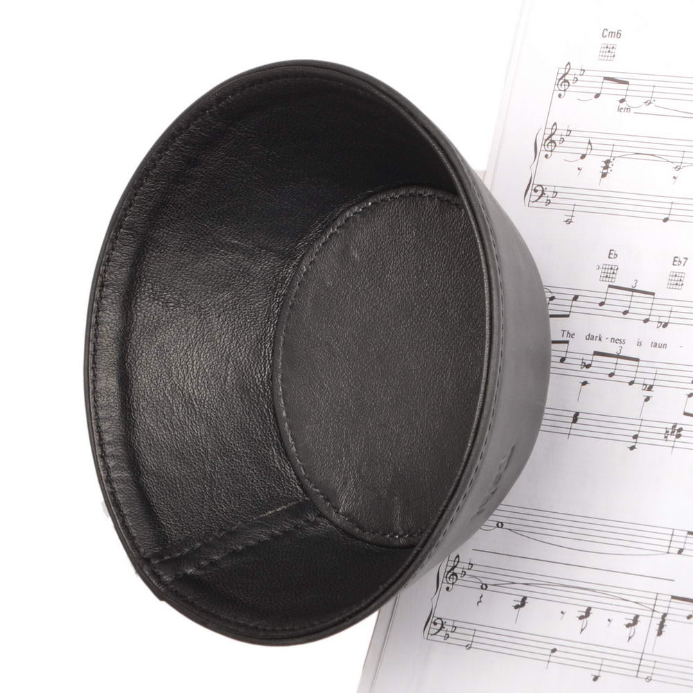 Set 2 in 1 Trombone Leather Magnetic Mute and Double Mouthpiece Pouch