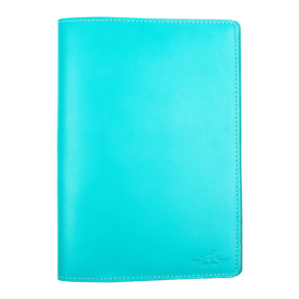 A5 Tiffany Leather Notebook Crazy Horse Front View