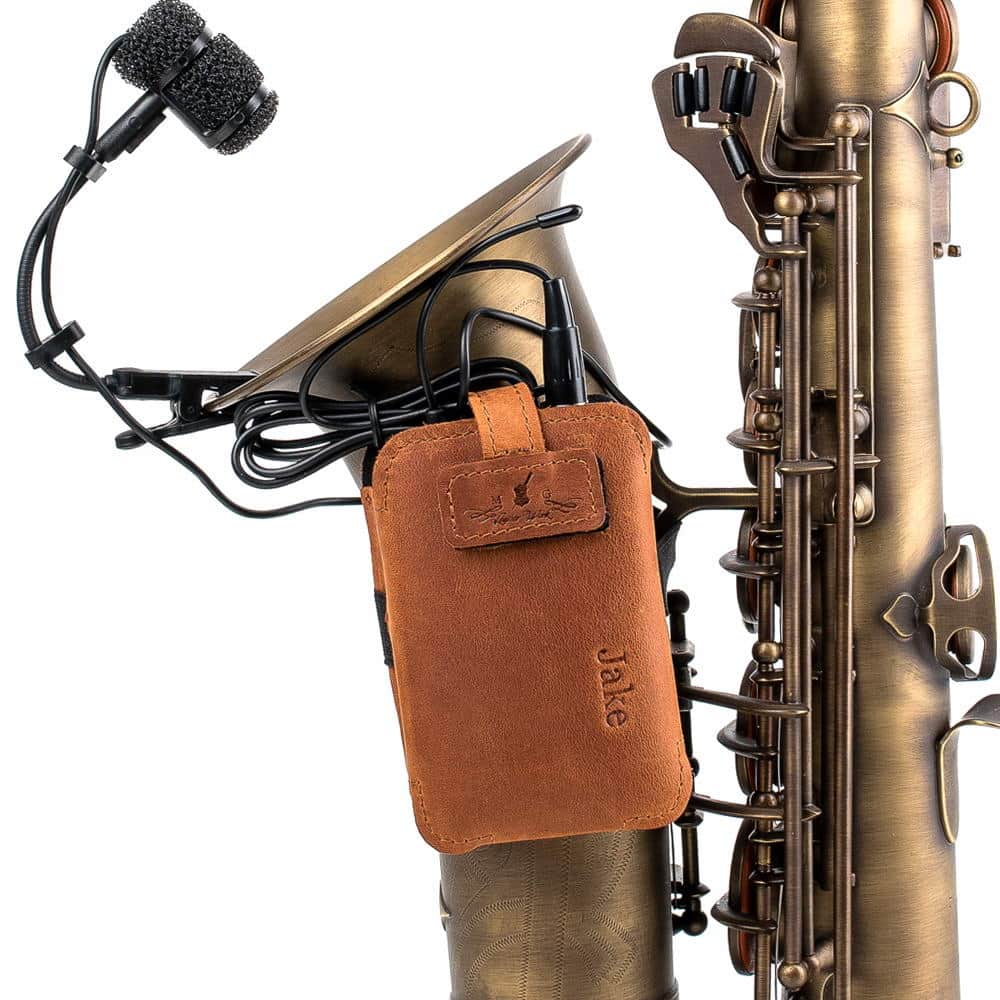 15-in-1 Wireless Microphone Transmitter Pouch Set for Brass and Saxophones
