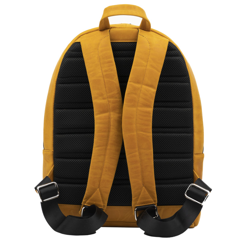 City Backpack With Padded Shoulder Straps Crazy Horse Leather