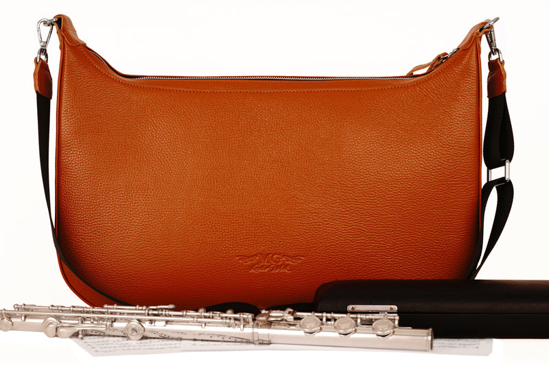 Flute and piccolo flute Bag Italian leather
