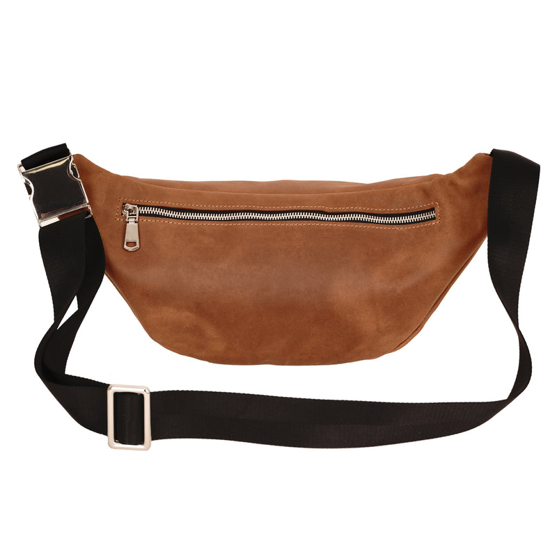 Crazy Horse Leather Waist Bag