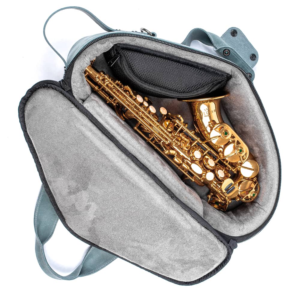 Curved Soprano Saxophone Gig Bag | Crazy Horse Leather