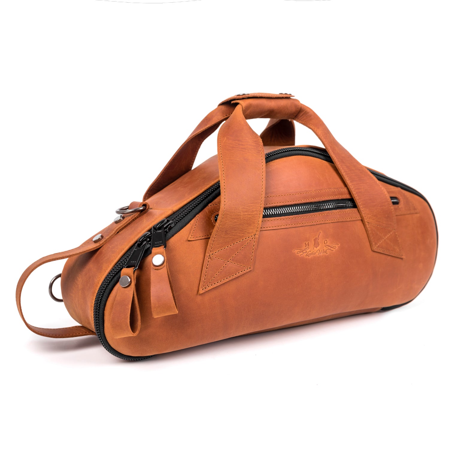 Curved Soprano Saxophone Gig Bag | Crazy Horse Leather