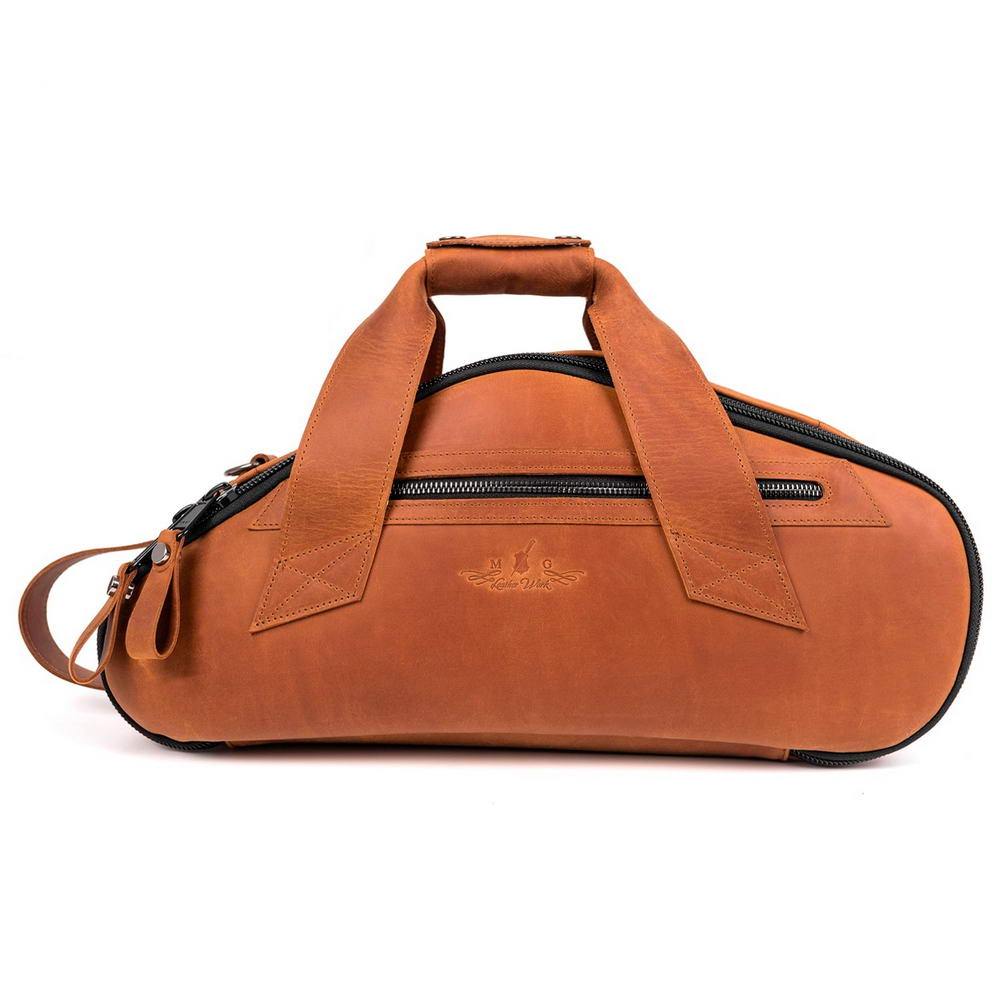 Curved Soprano Saxophone Gig Bag | Crazy Horse Leather