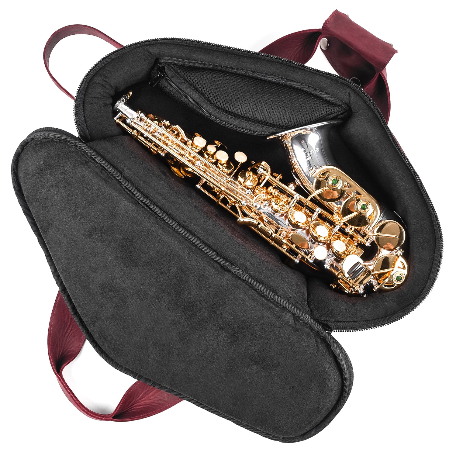 Curved Soprano Saxophone Gig Bag | Crazy Horse Leather