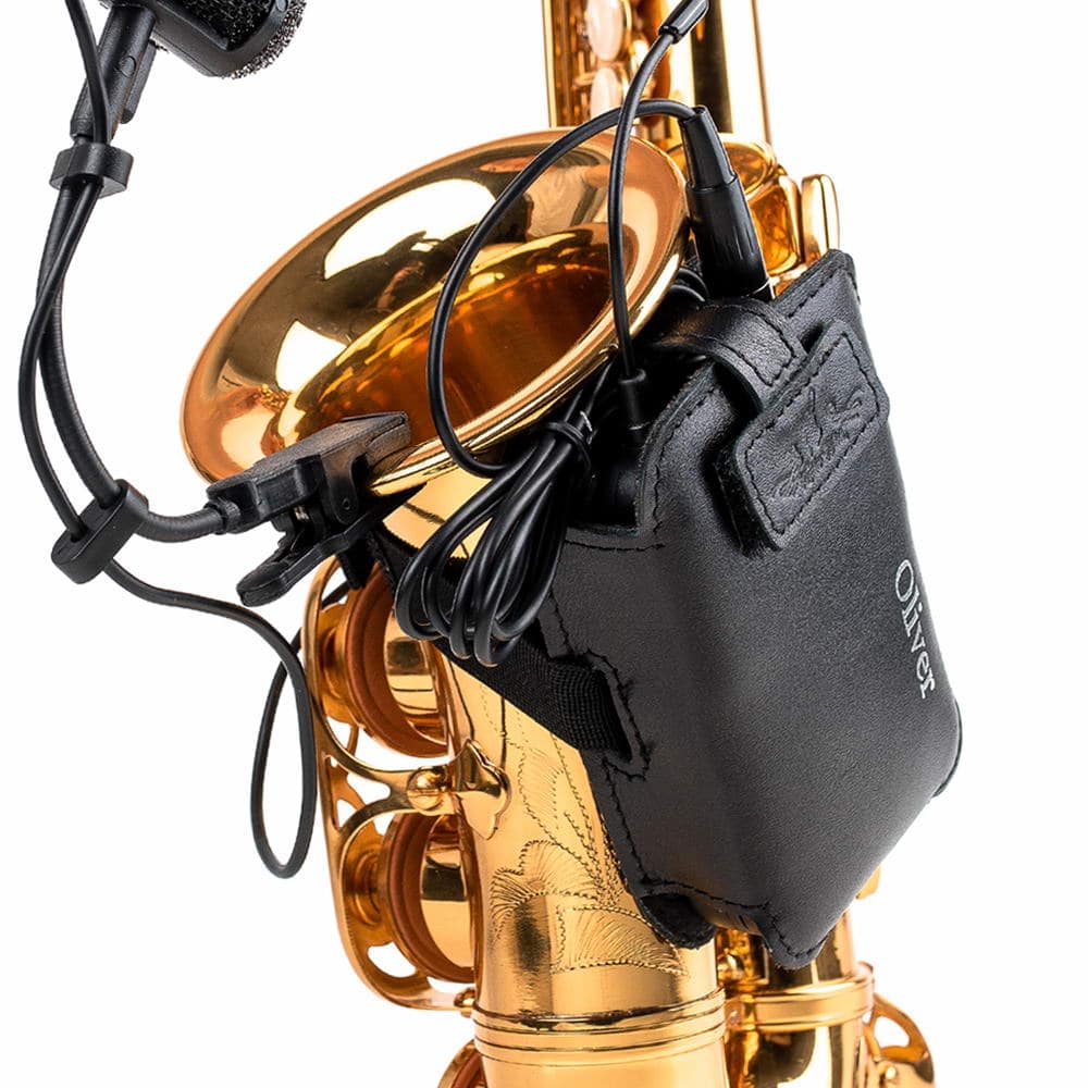 Saxophone Wireless Transmitter Pouch – Soprano, Alto, Tenor, Baritone | Detroit Leather