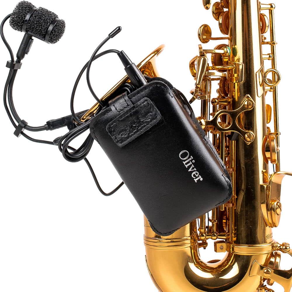 Saxophone Wireless Transmitter Pouch – Soprano, Alto, Tenor, Baritone | Detroit Leather